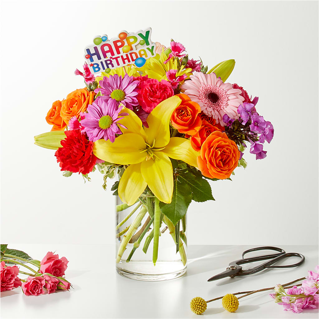 Cue the Confetti - A Florist Original – MARIA'S FLORAL CREATIONS, Bethel CT