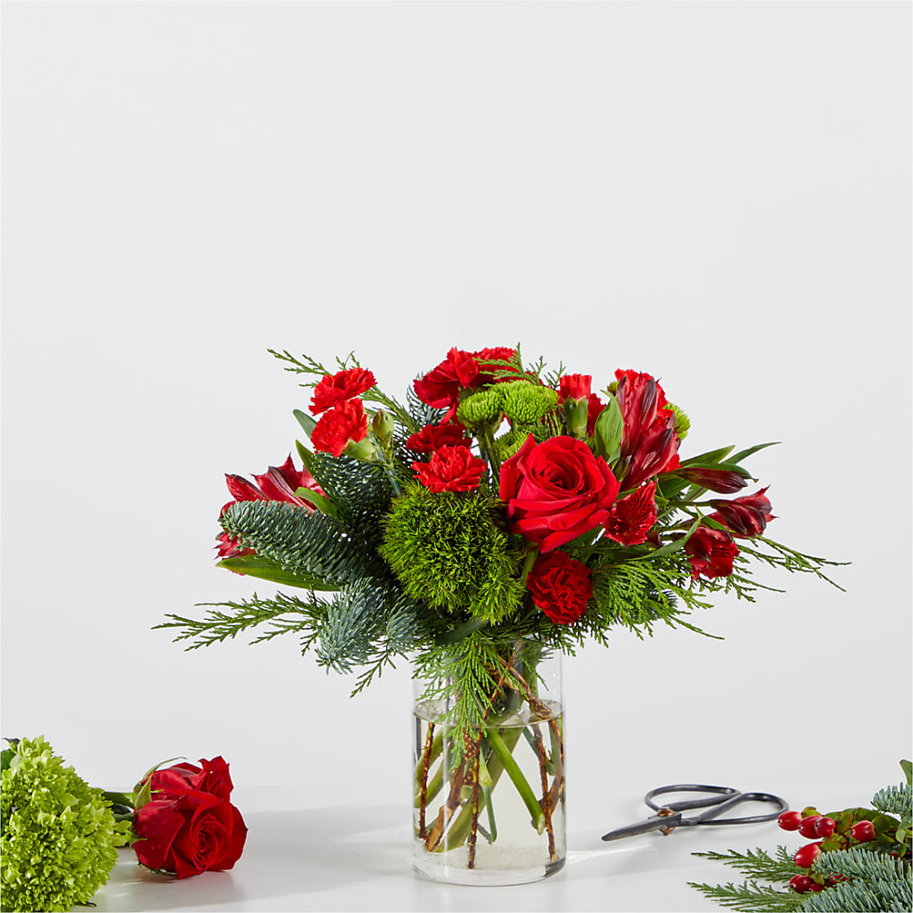 Merry Moment Bouquet – A Florist Original – MARIA'S FLORAL CREATIONS, Bethel CT