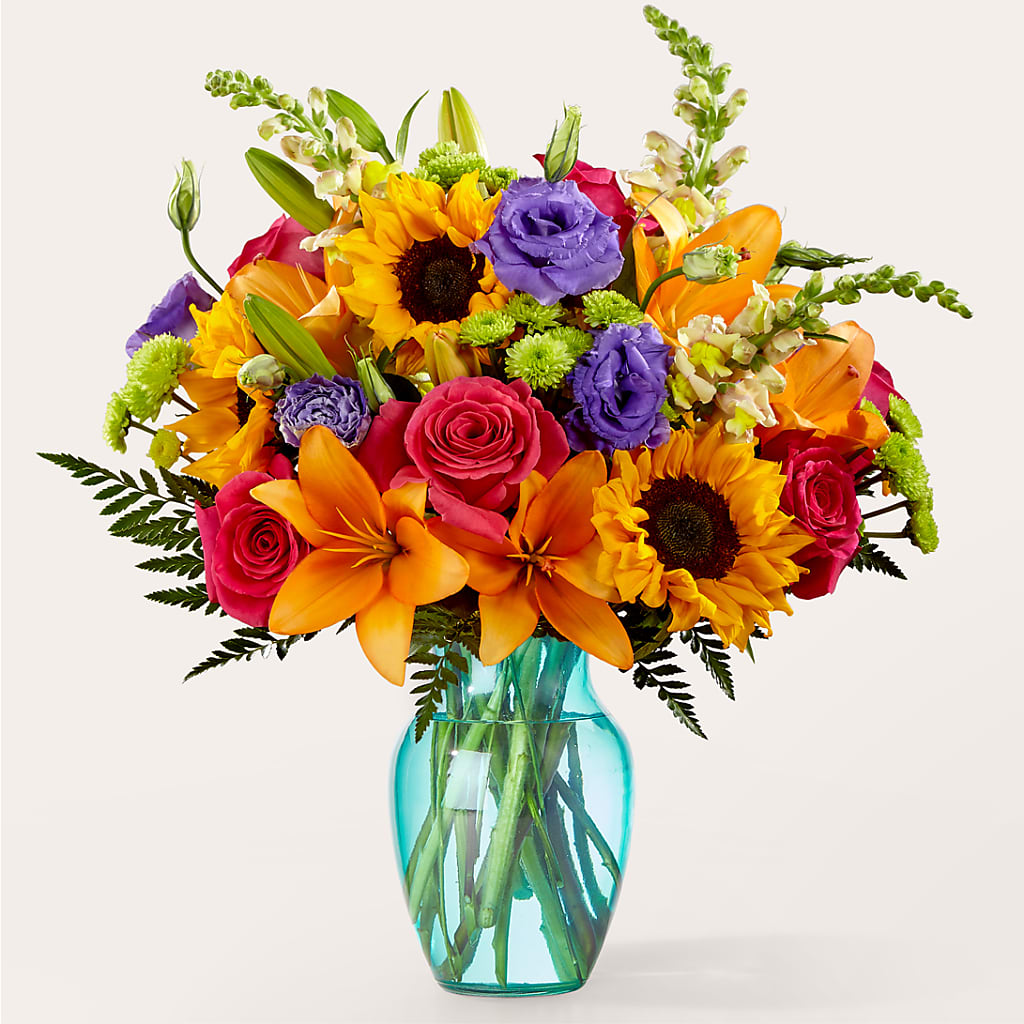 Double Rainbow Bouquet – MARIA'S FLORAL CREATIONS, Bethel CT
