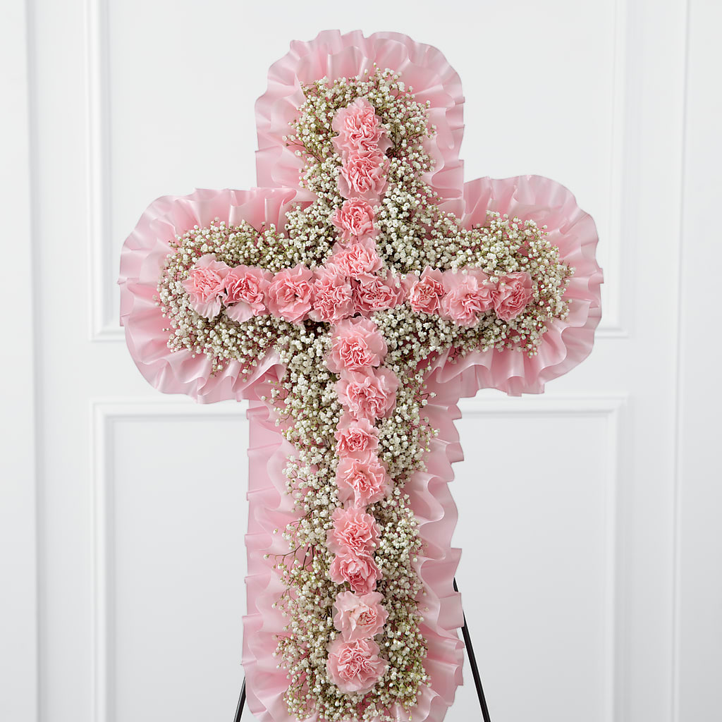 Angel's Cross Easel – MARIA'S FLORAL CREATIONS, Bethel CT