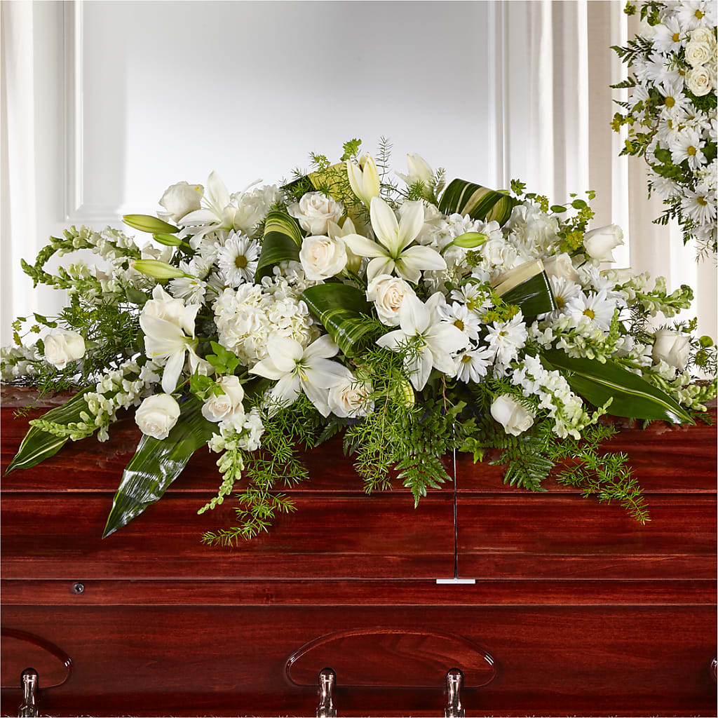 Abundance Casket Spray – MARIA'S FLORAL CREATIONS, Bethel CT