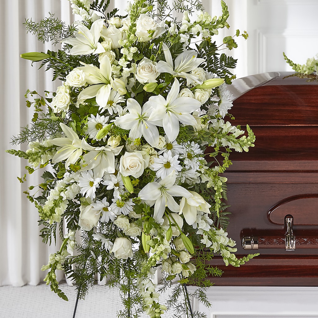 Loving Thoughts Standing Spray – MARIA'S FLORAL CREATIONS, Bethel CT