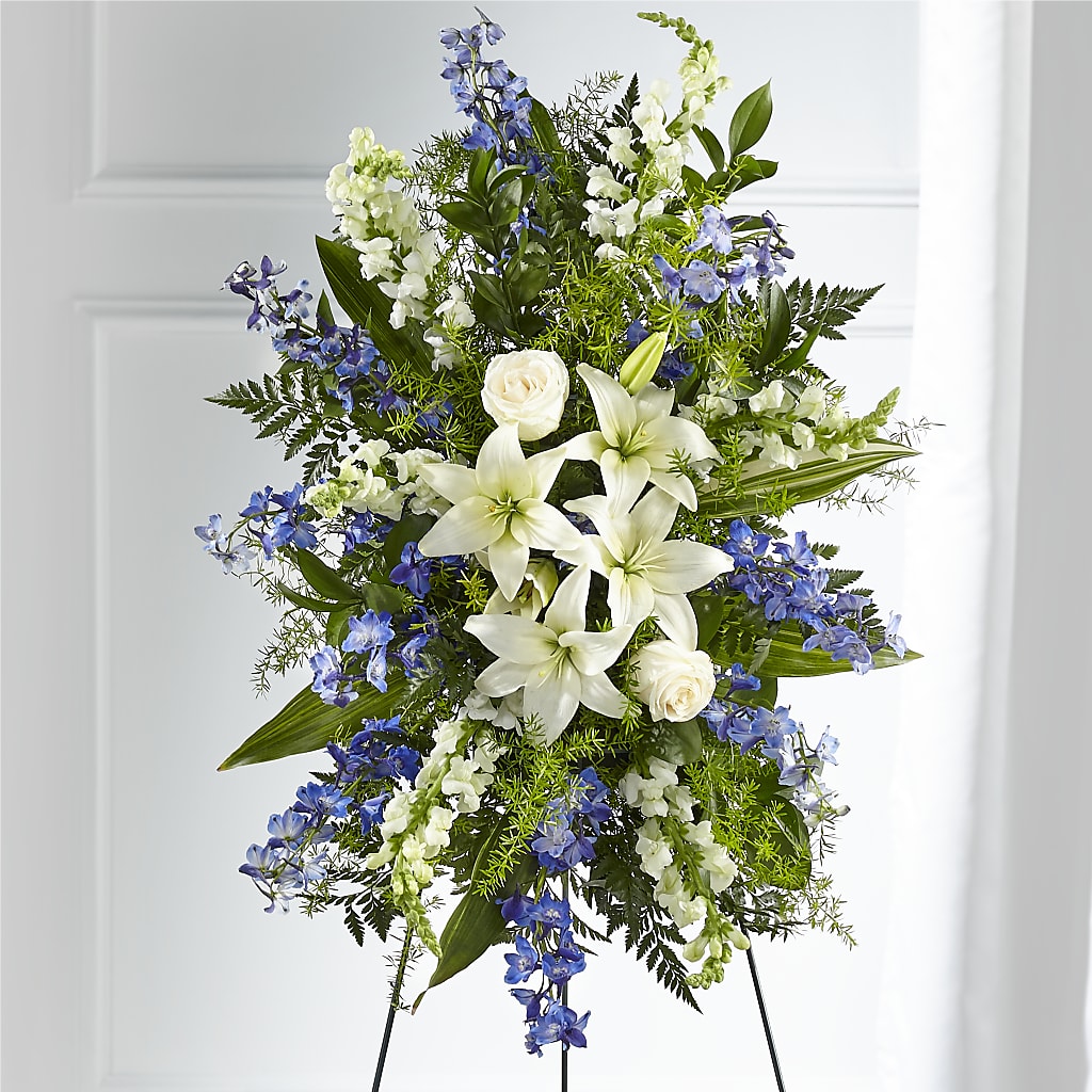 Faithful Friend Standing Spray – MARIA'S FLORAL CREATIONS, Bethel CT
