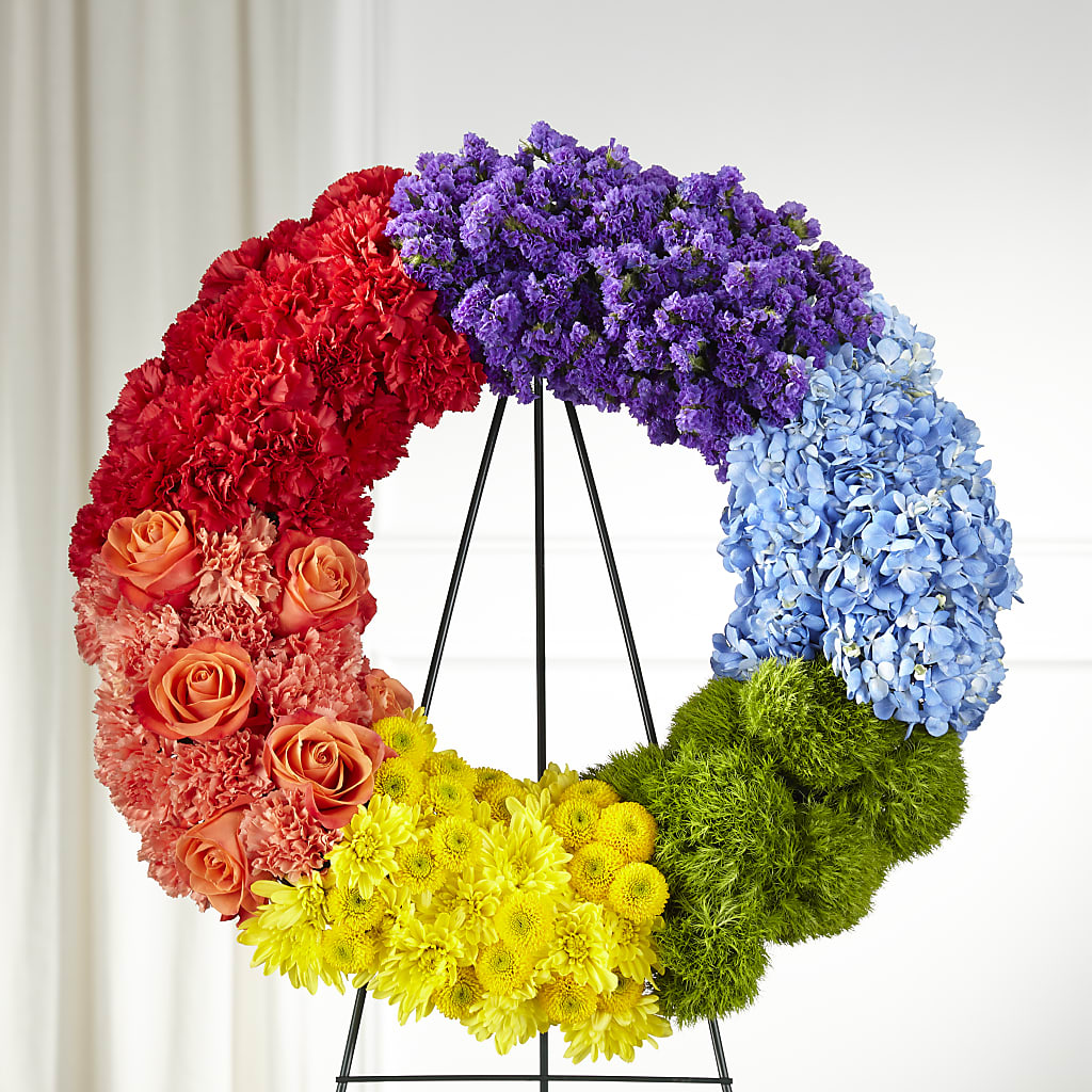 Circle of Love Wreath – MARIA'S FLORAL CREATIONS, Bethel CT