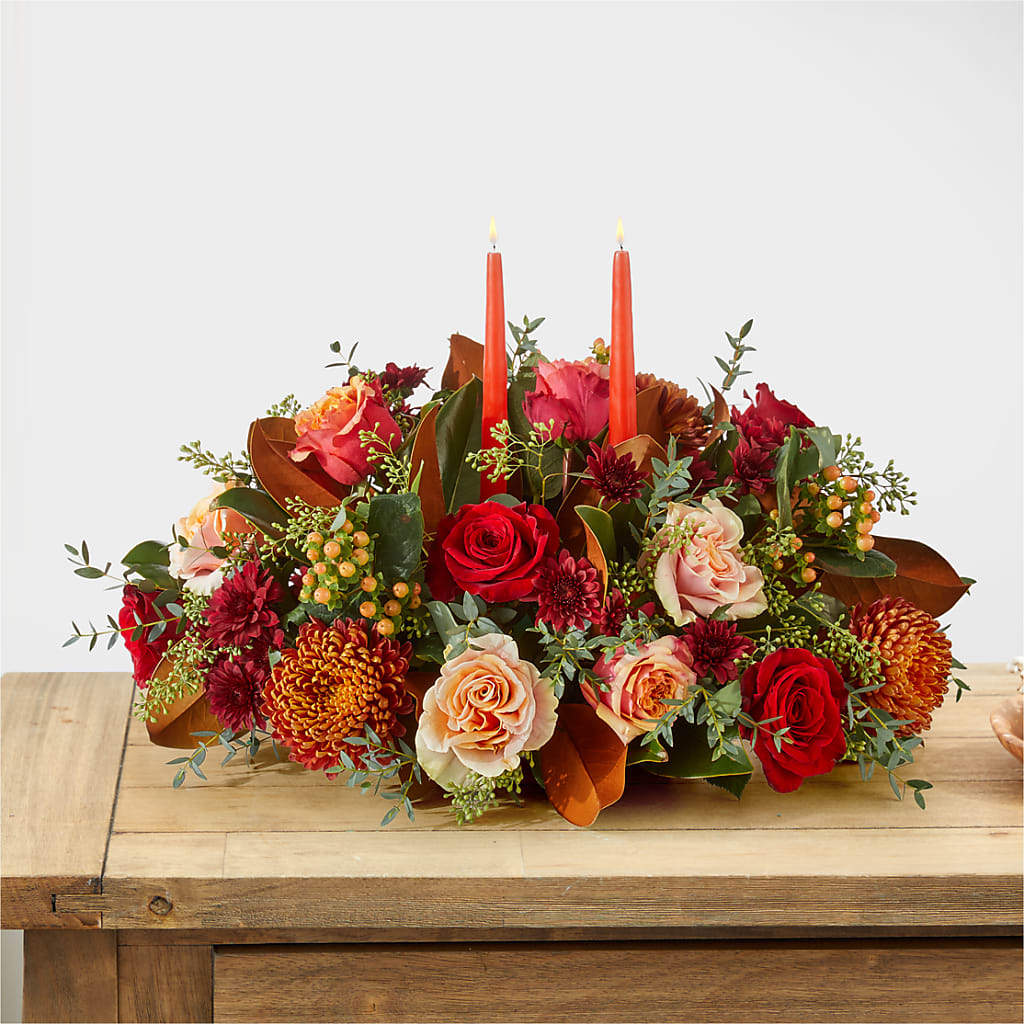Gather Near Centerpiece – MARIA'S FLORAL CREATIONS, Bethel CT