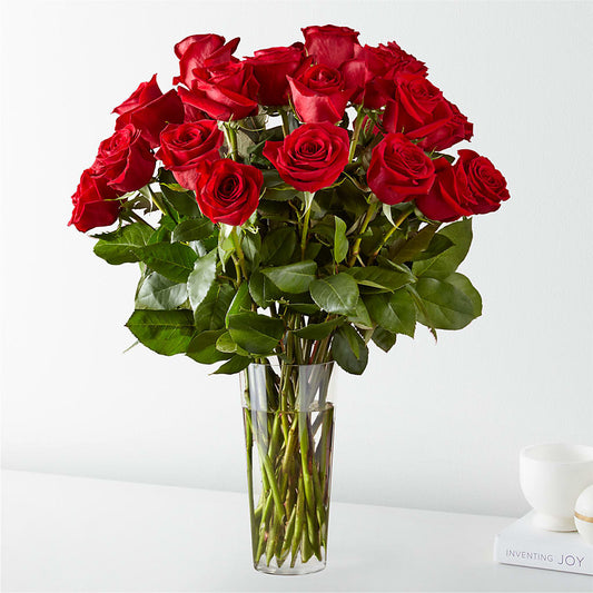 Long Stem Red Rose Bouquet – MARIA'S FLORAL CREATIONS, Bethel CT