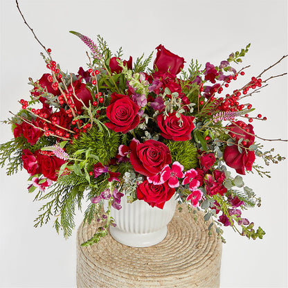Big Red Bow Bouquet – MARIA'S FLORAL CREATIONS, Bethel CT