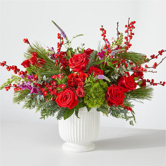 Big Red Bow Bouquet – MARIA'S FLORAL CREATIONS, Bethel CT