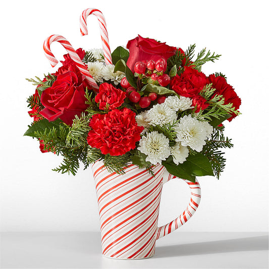 Peppermint Swirl Mug – MARIA'S FLORAL CREATIONS, Bethel CT