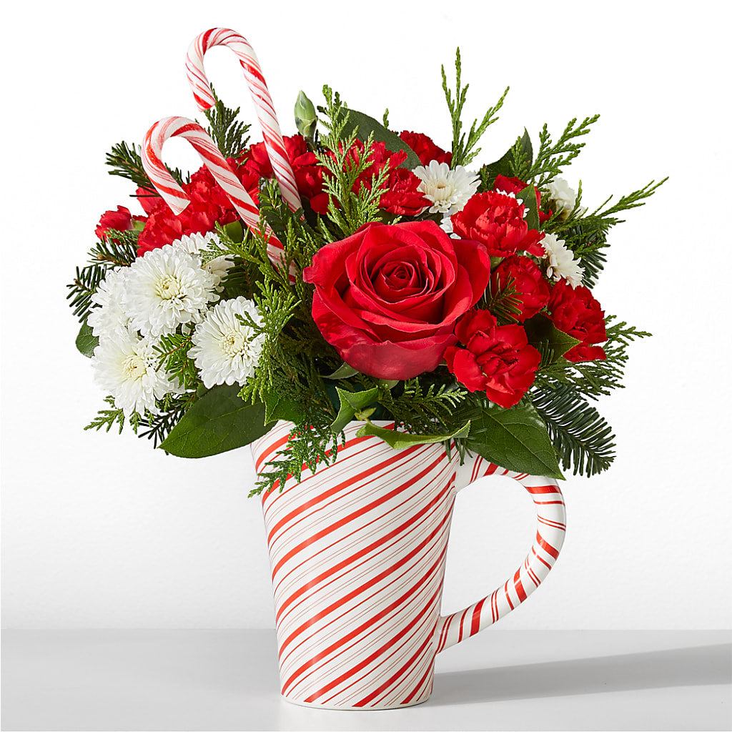 Peppermint Swirl Mug – MARIA'S FLORAL CREATIONS, Bethel CT