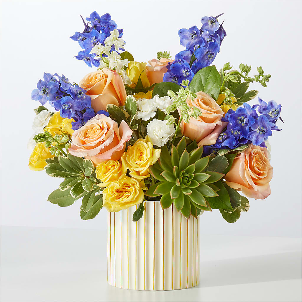 Cobalt Reverie Bouquet – MARIA'S FLORAL CREATIONS, Bethel CT