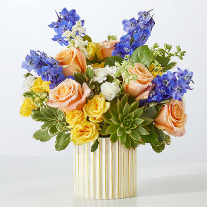 Cobalt Reverie Bouquet – MARIA'S FLORAL CREATIONS, Bethel CT