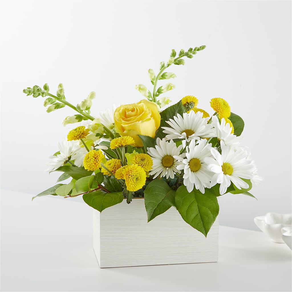 Sun Salutation Box Bouquet – MARIA'S FLORAL CREATIONS, Bethel CT