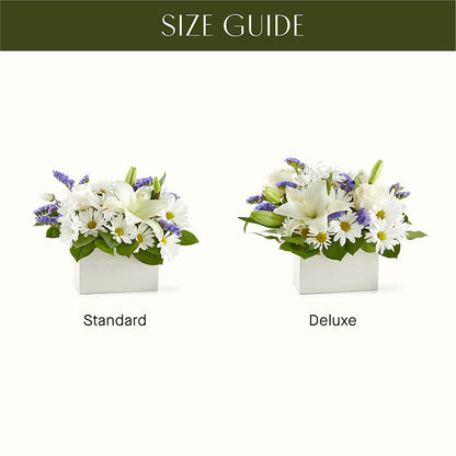 Beyond Blue Box Bouquet – MARIA'S FLORAL CREATIONS, Bethel CT