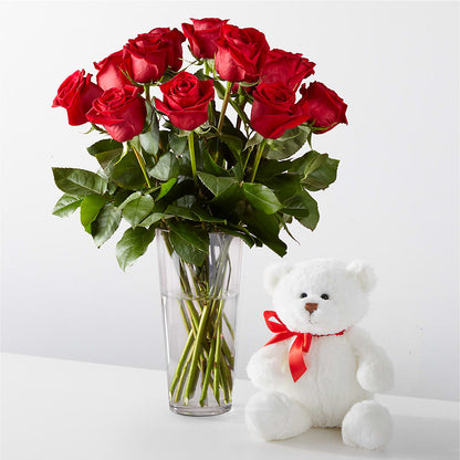 Romantic Long Stem Red Rose Bouquet Bundles – MARIA'S FLORAL CREATIONS, Bethel CT
