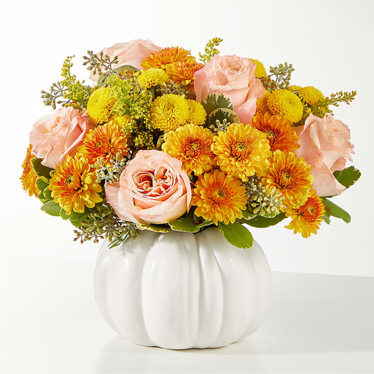 Peachy Pumpkin – MARIA'S FLORAL CREATIONS, Bethel CT