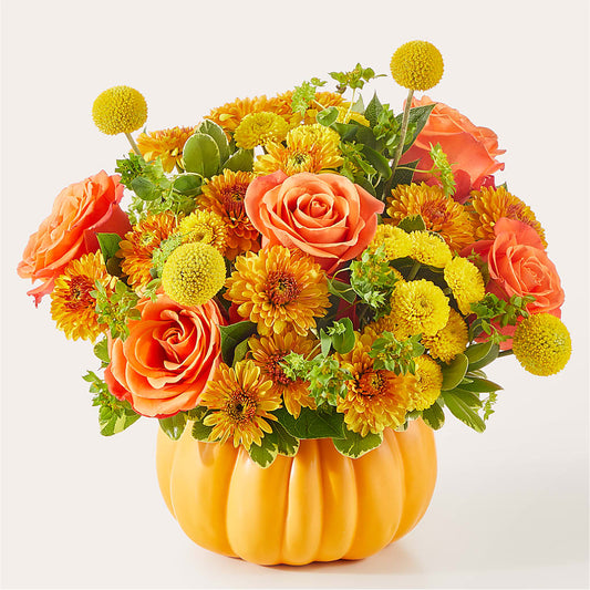 Gourdgeous Pumpkin – MARIA'S FLORAL CREATIONS, Bethel CT