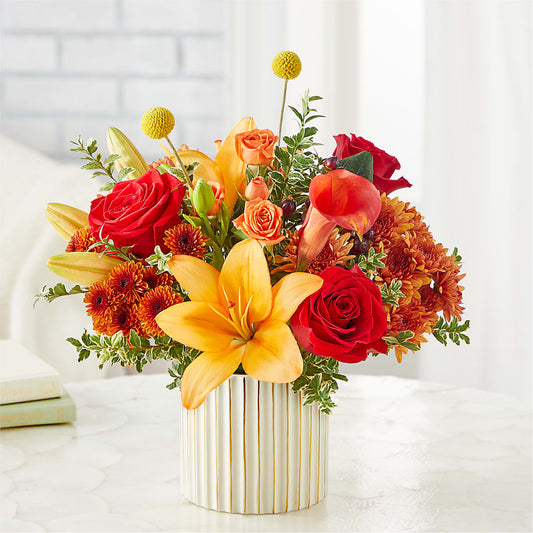 Scarlet Skies Bouquet – MARIA'S FLORAL CREATIONS, Bethel CT