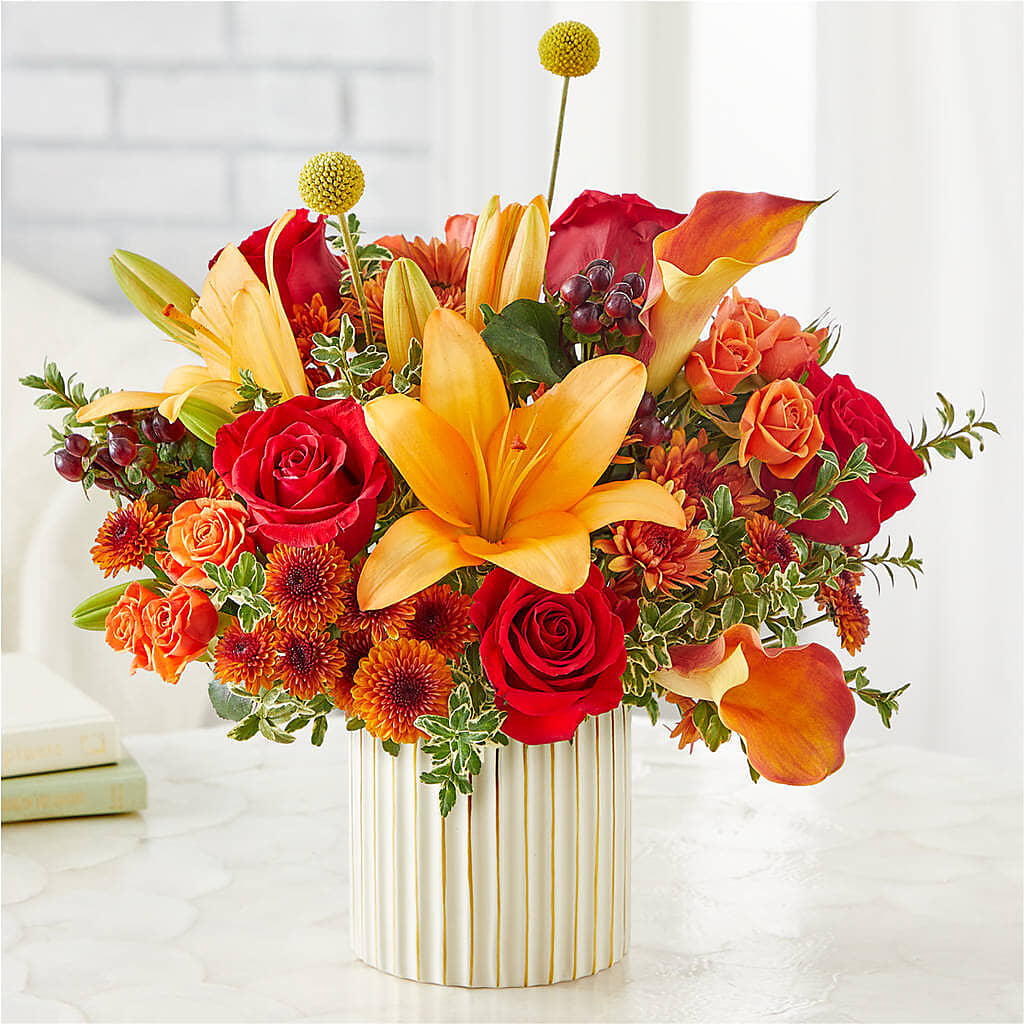 Scarlet Skies Bouquet – MARIA'S FLORAL CREATIONS, Bethel CT