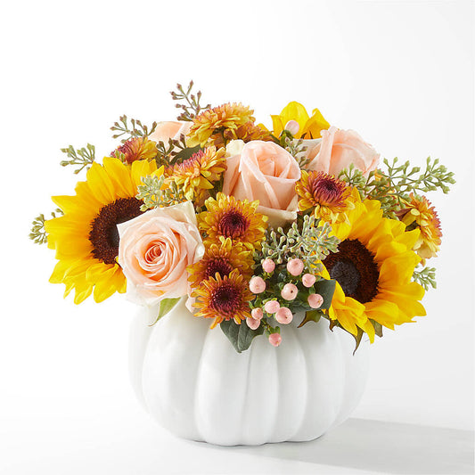 Pumpkin to Talk About Bouquet – MARIA'S FLORAL CREATIONS, Bethel CT