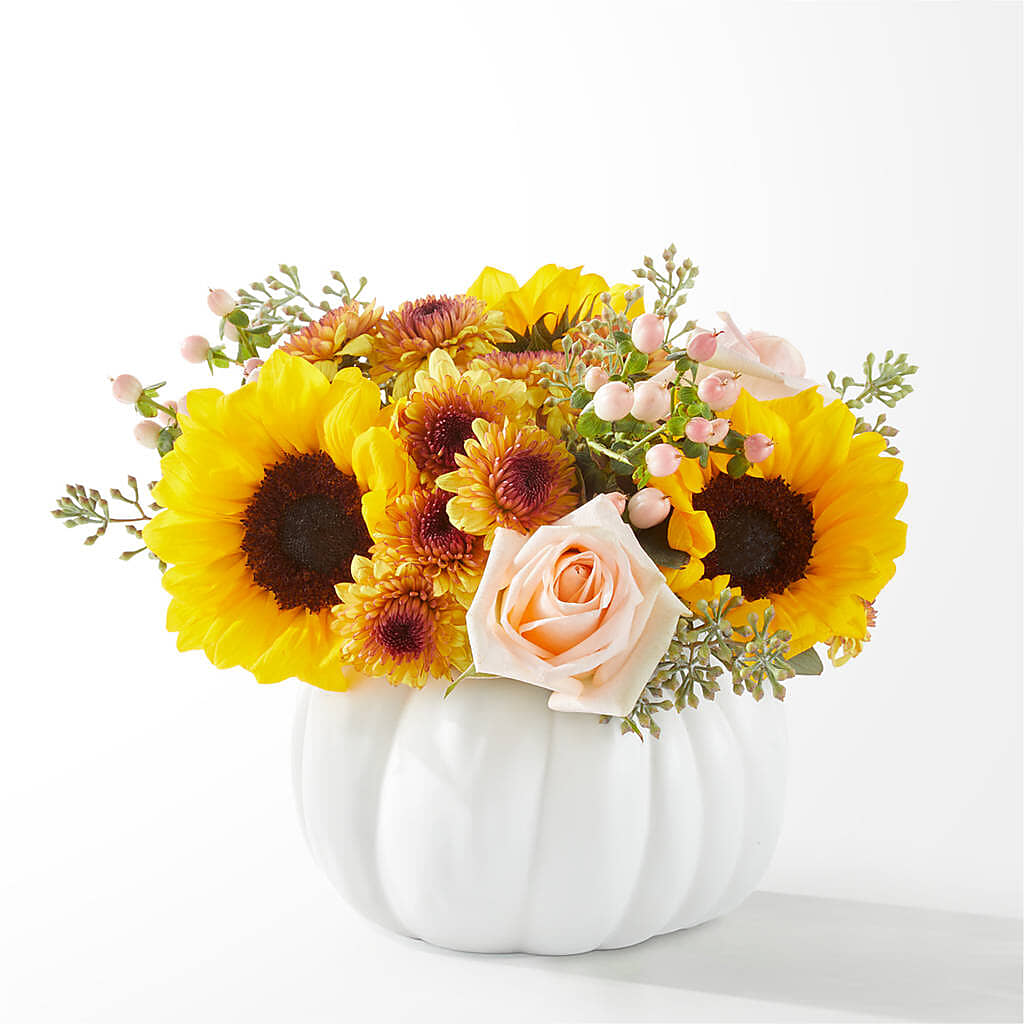 Pumpkin to Talk About Bouquet – MARIA'S FLORAL CREATIONS, Bethel CT