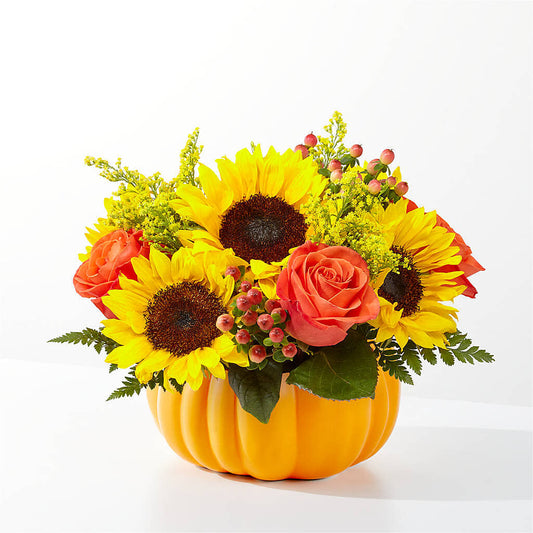 Pick of the Patch Pumpkin Bouquet – MARIA'S FLORAL CREATIONS, Bethel CT