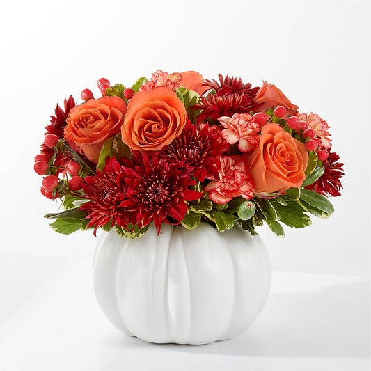 Autumn Air Pumpkin Bouquet – MARIA'S FLORAL CREATIONS, Bethel CT