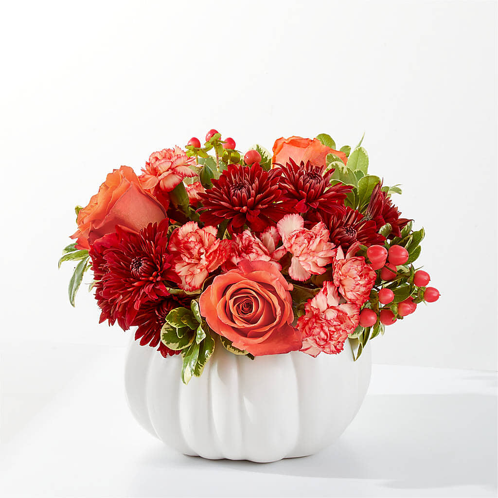 Autumn Air Pumpkin Bouquet – MARIA'S FLORAL CREATIONS, Bethel CT