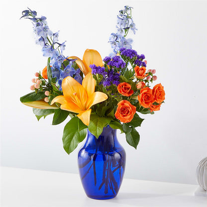 Radiant Citrus Bouquet – MARIA'S FLORAL CREATIONS, Bethel CT