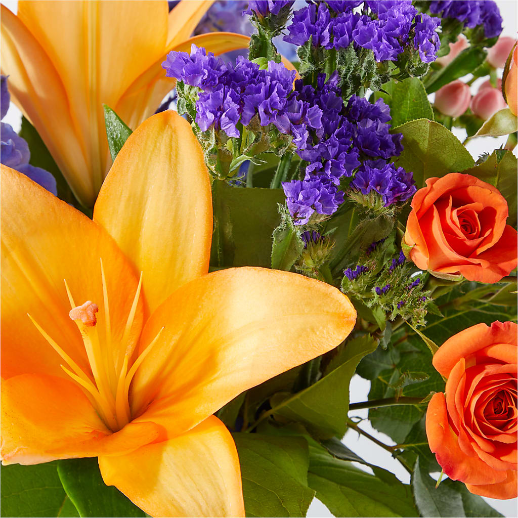 Radiant Citrus Bouquet – MARIA'S FLORAL CREATIONS, Bethel CT
