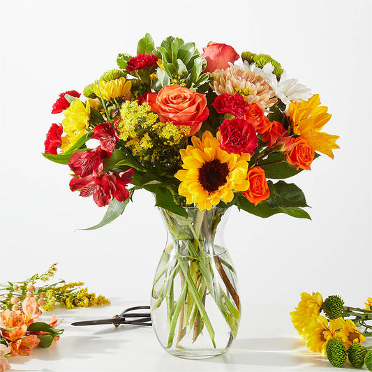 Fall Delight – A Florist Original – MARIA'S FLORAL CREATIONS, Bethel CT