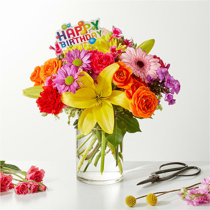 Cue the Confetti - A Florist Original – MARIA'S FLORAL CREATIONS, Bethel CT