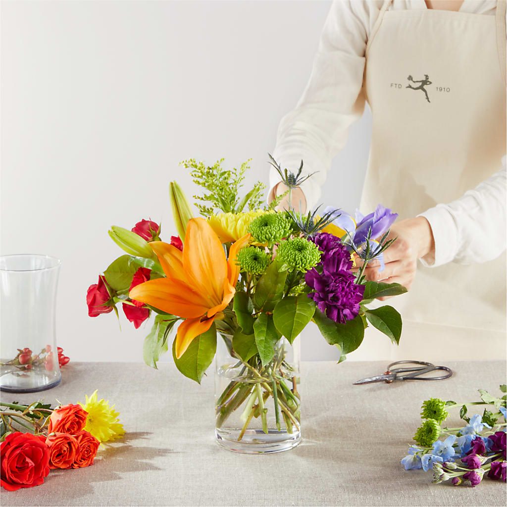 Summer Spectra - A Florist Original – MARIA'S FLORAL CREATIONS, Bethel CT