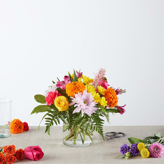 Feast of Color – A Florist Original – MARIA'S FLORAL CREATIONS, Bethel CT