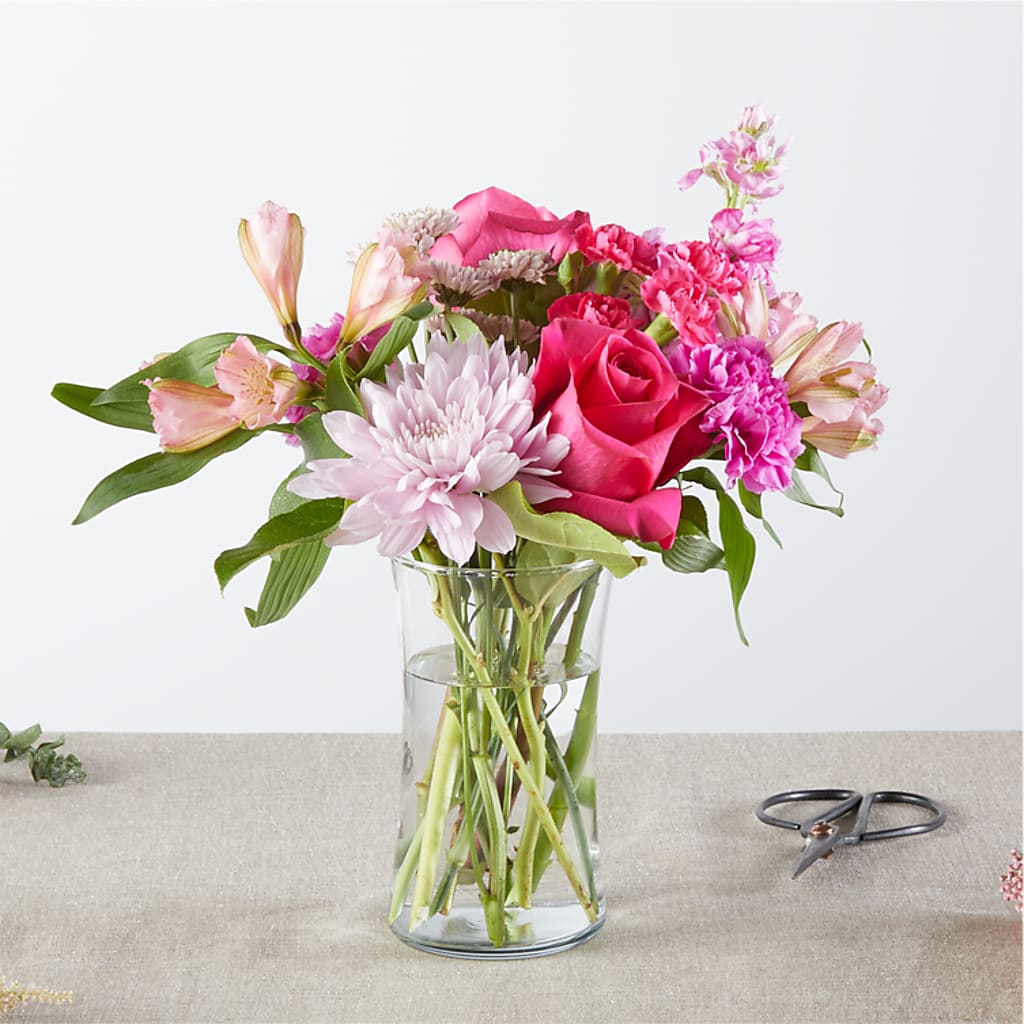 Pink Ribbon - A Florist Original – MARIA'S FLORAL CREATIONS, Bethel CT