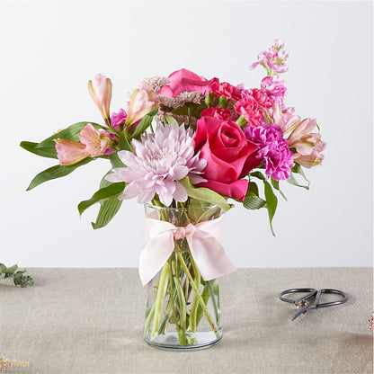 Pink Ribbon - A Florist Original – MARIA'S FLORAL CREATIONS, Bethel CT