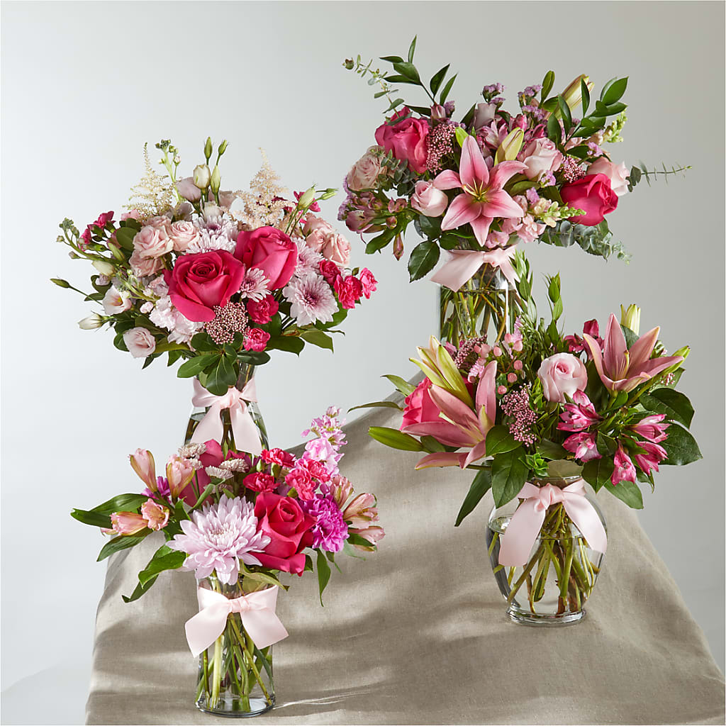 Pink Ribbon - A Florist Original – MARIA'S FLORAL CREATIONS, Bethel CT