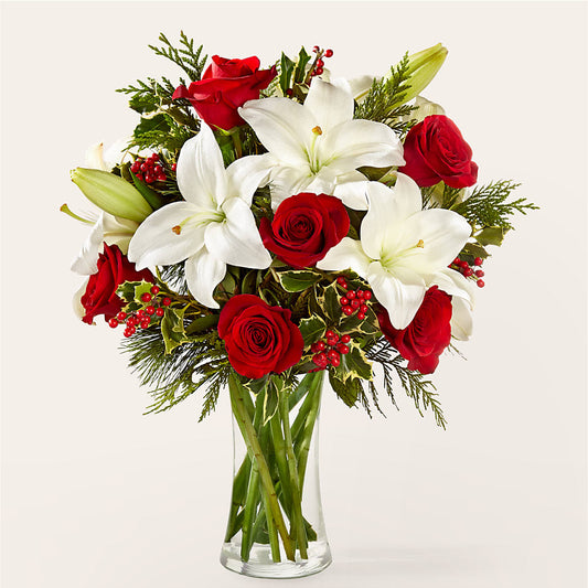 Sparkling Snowflakes Bouquet – MARIA'S FLORAL CREATIONS, Bethel CT