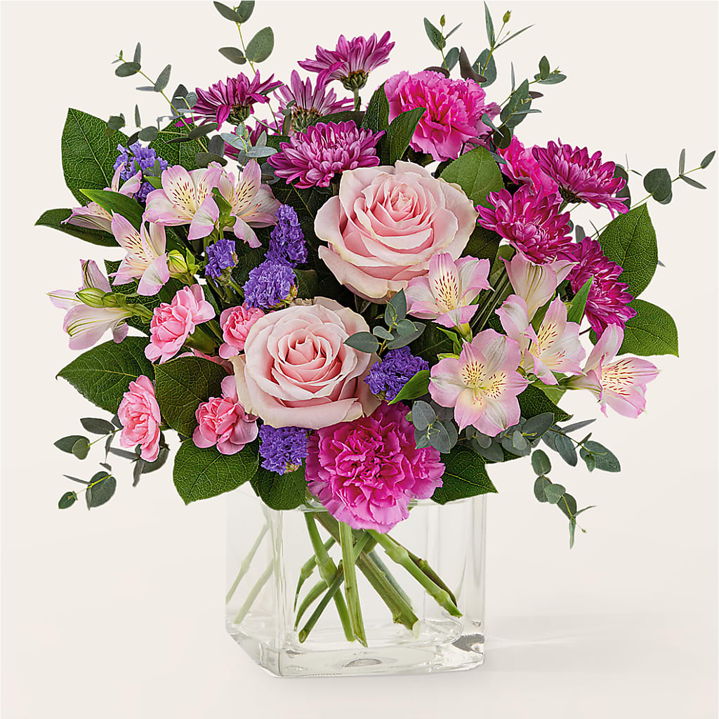 Rosy Radiance Bouquet – MARIA'S FLORAL CREATIONS, Bethel CT