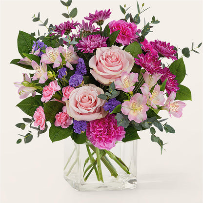 Rosy Radiance Bouquet – MARIA'S FLORAL CREATIONS, Bethel CT