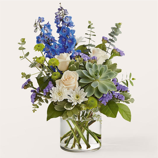 Cerulean Waves Bouquet – MARIA'S FLORAL CREATIONS, Bethel CT