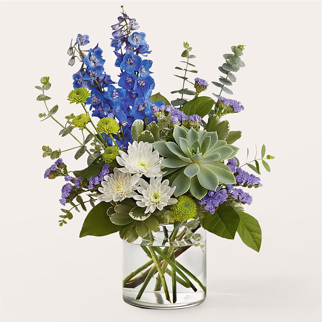 Cerulean Waves Bouquet – MARIA'S FLORAL CREATIONS, Bethel CT