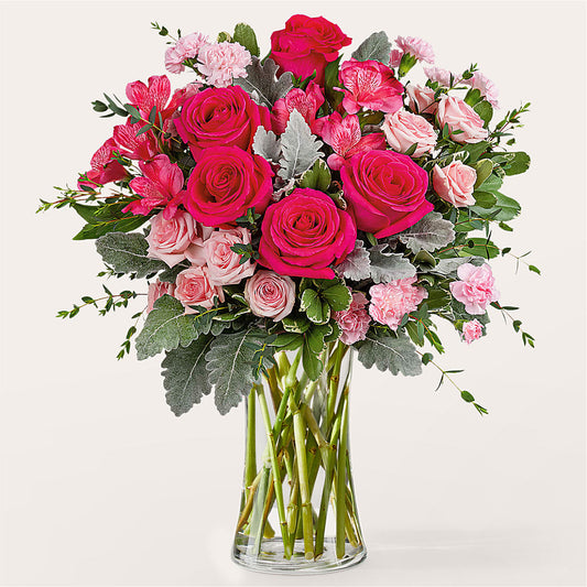 Tickled Pink Bouquet – MARIA'S FLORAL CREATIONS, Bethel CT