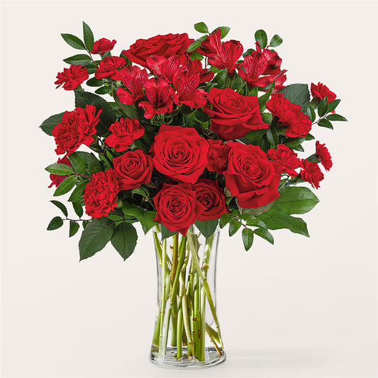 Brilliant Ruby Bouquet – MARIA'S FLORAL CREATIONS, Bethel CT