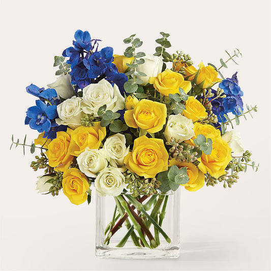 Sparkling Citrine Bouquet – MARIA'S FLORAL CREATIONS, Bethel CT