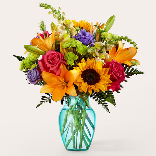 Double Rainbow Bouquet – MARIA'S FLORAL CREATIONS, Bethel CT