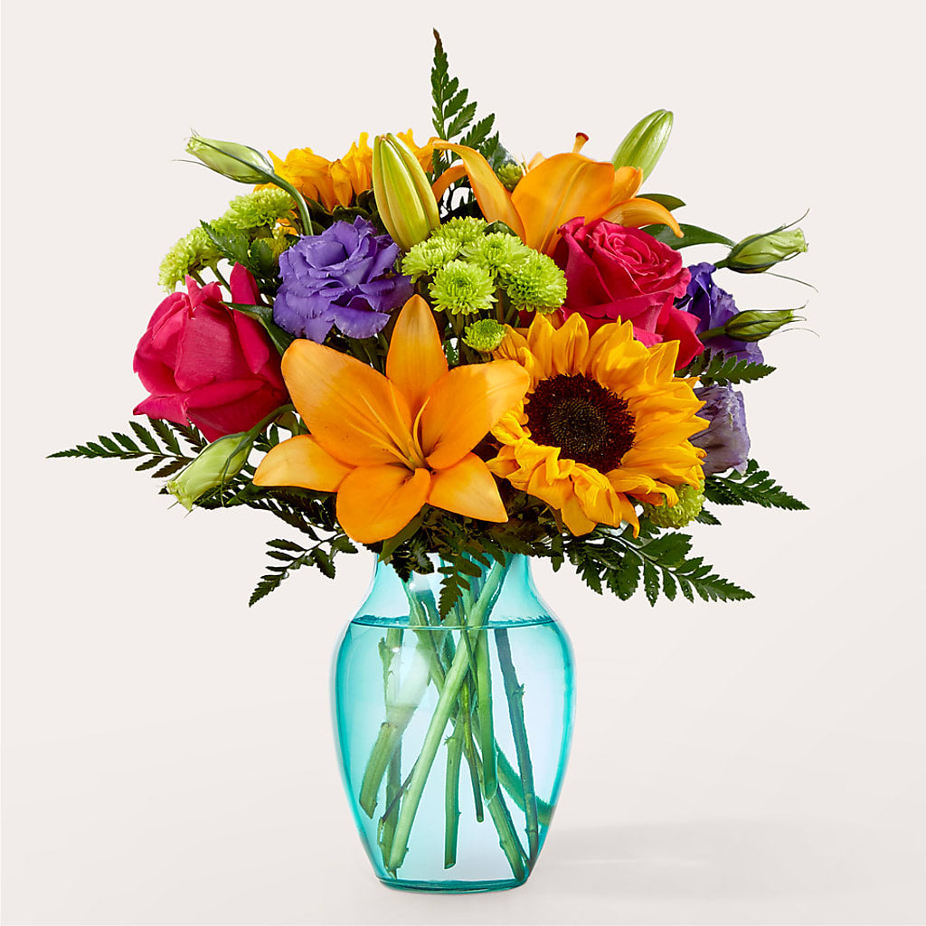Double Rainbow Bouquet – MARIA'S FLORAL CREATIONS, Bethel CT