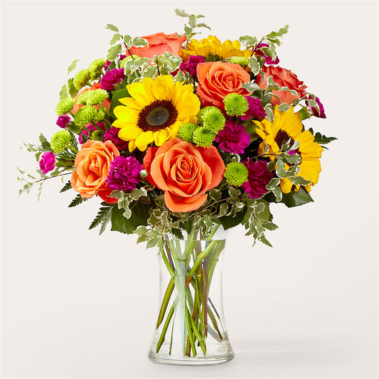 Warmth & Light Bouquet – MARIA'S FLORAL CREATIONS, Bethel CT