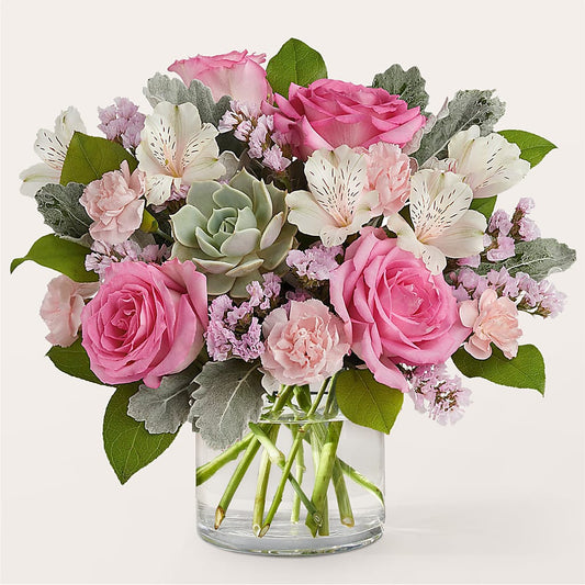 Dusty Rose Bouquet – MARIA'S FLORAL CREATIONS, Bethel CT