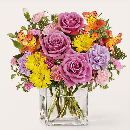 Shades of Happiness Bouquet – MARIA'S FLORAL CREATIONS, Bethel CT